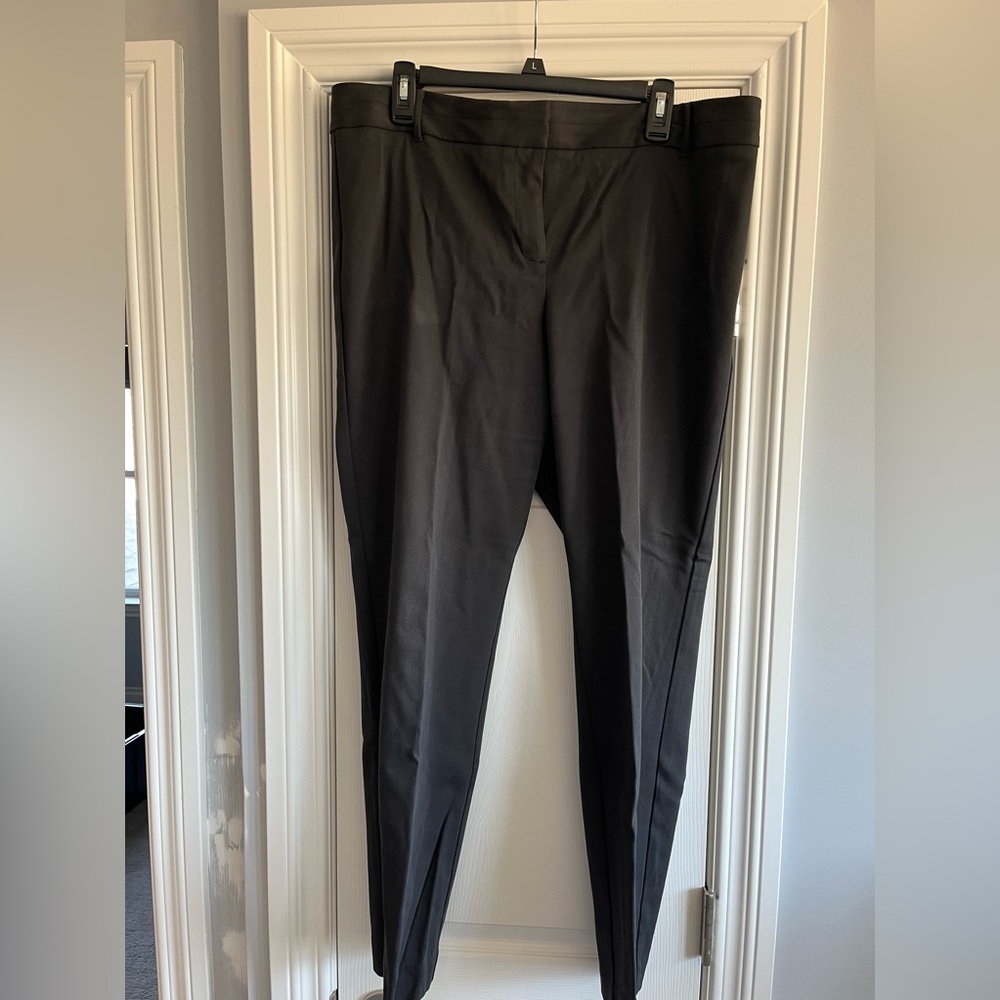 Women’s gray casual slacks- stretch material